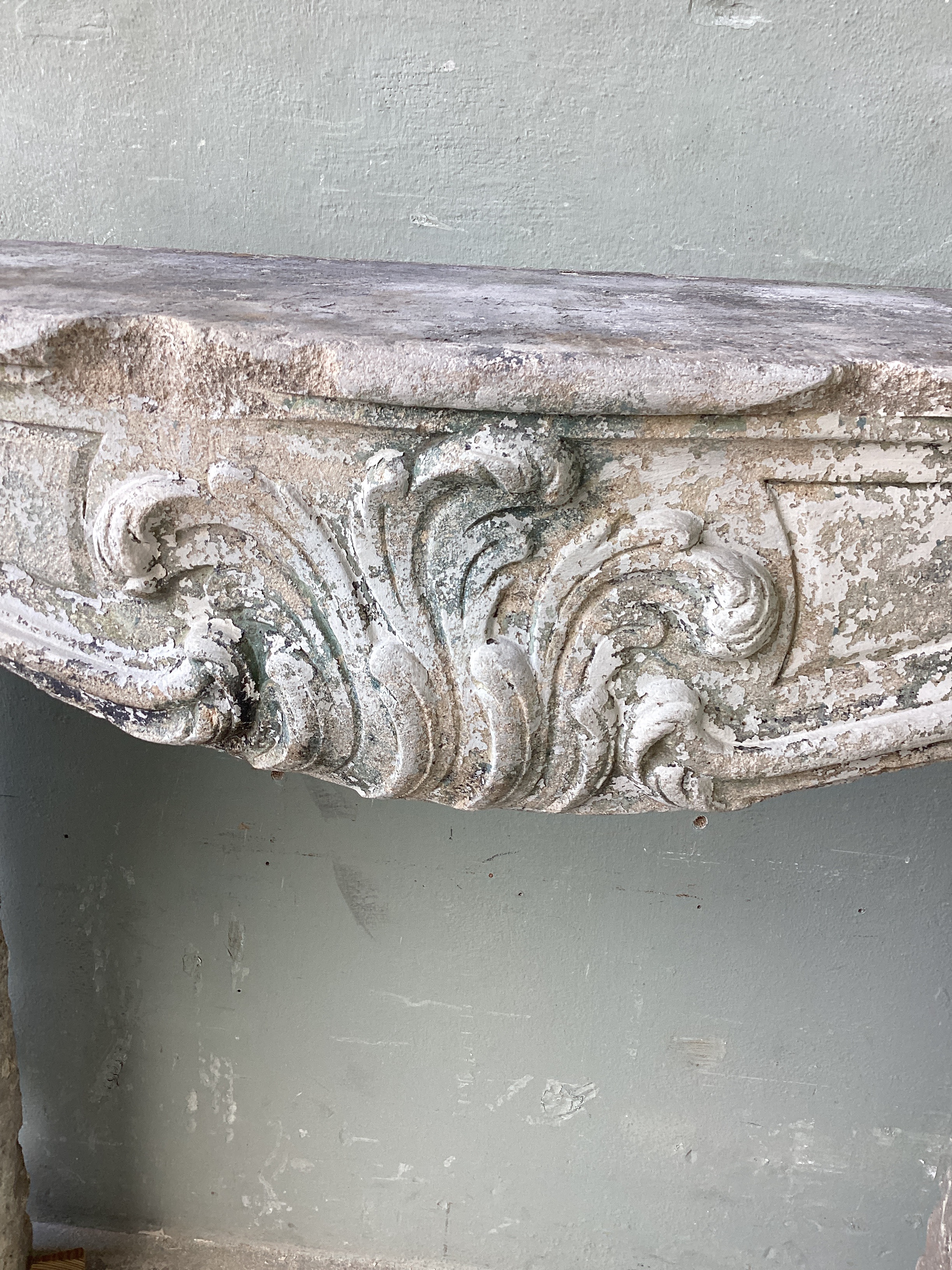 18th c. Cheminee from a Maison de Ville in Arles, a town in the Provencal region of France. - image 3